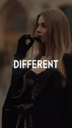 I’m different..