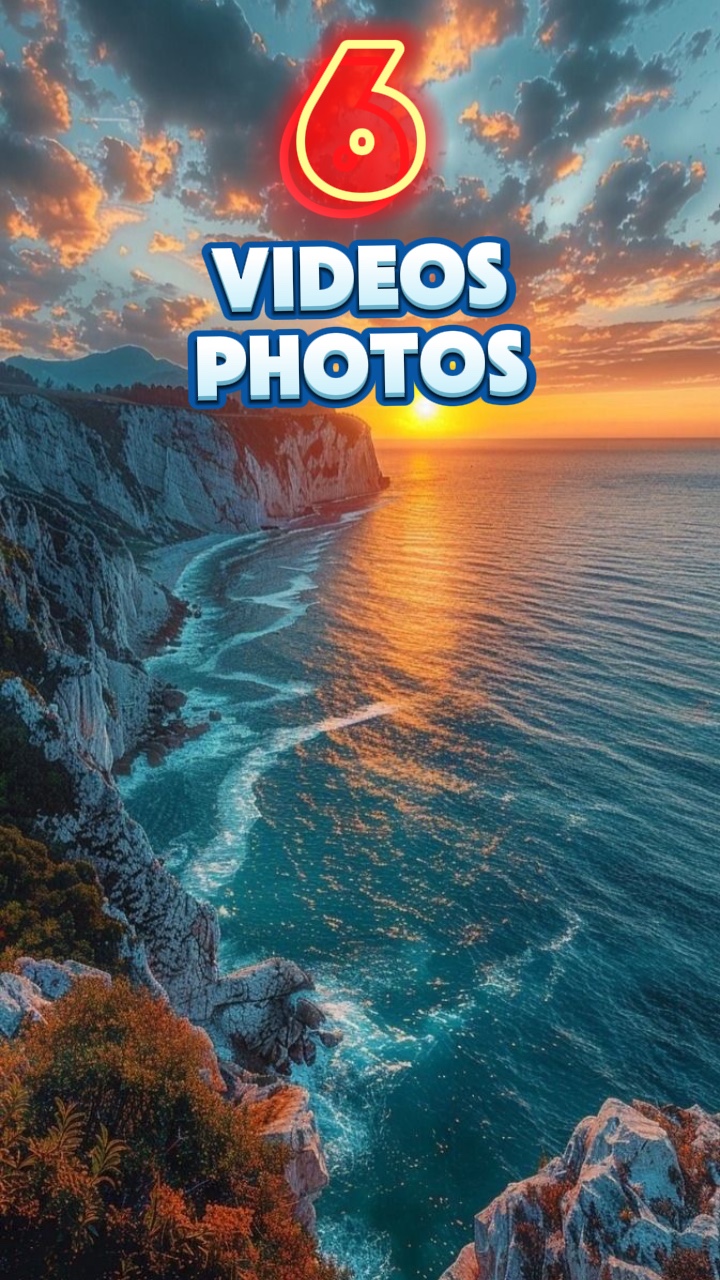 6 videos or photos 