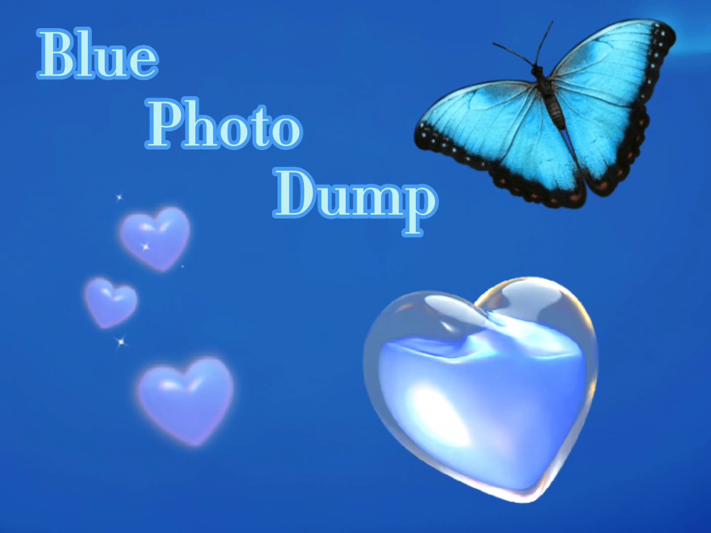 Dump photo bleu