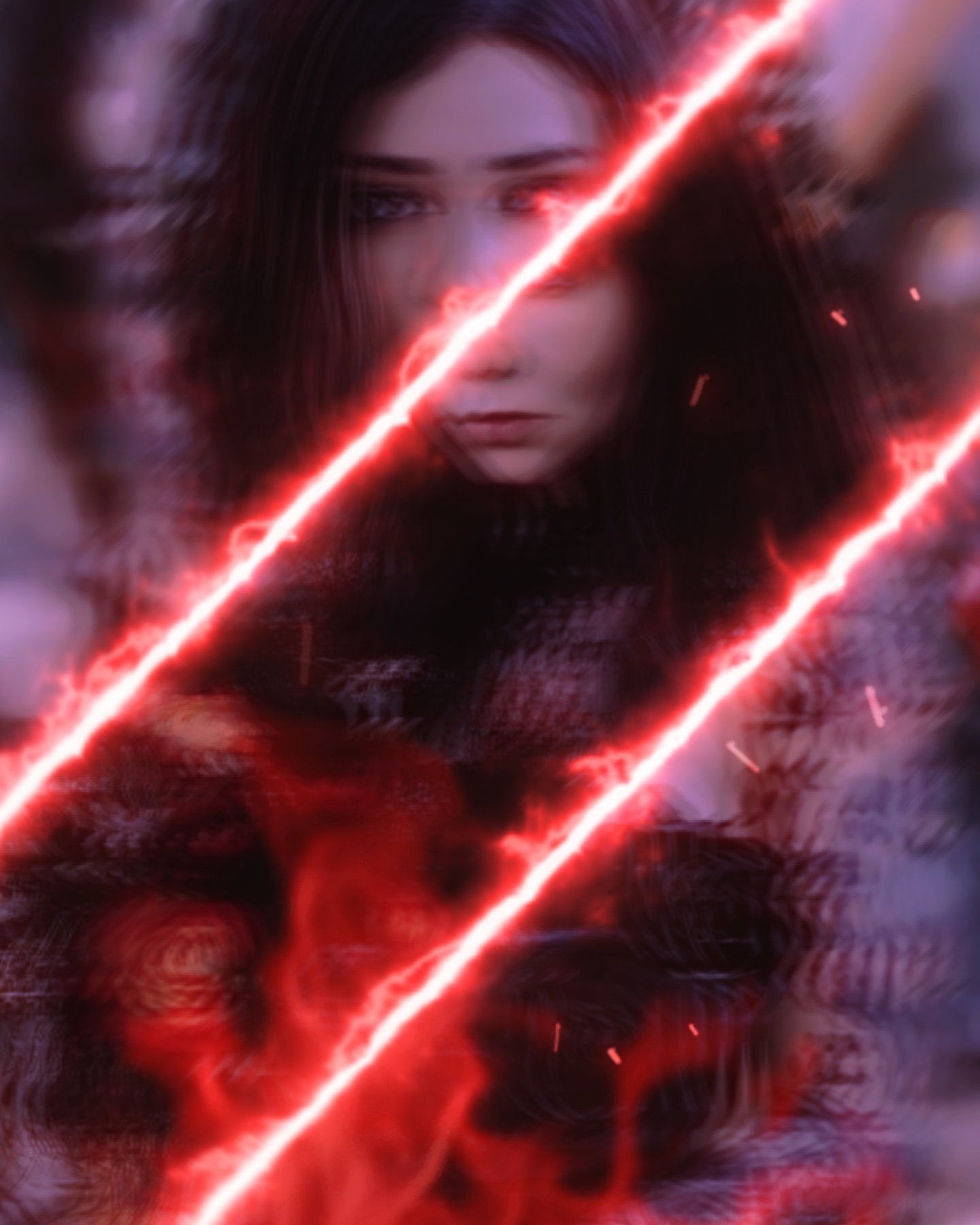 Faisceau lumineux rouge 🔥