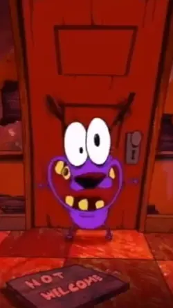 CÃO CORAGEM ASSUSTE 