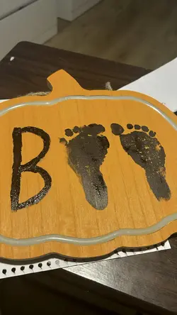 Baby boo pumpkin