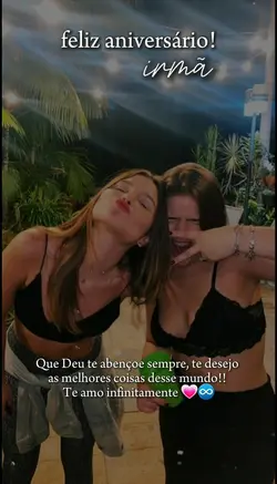 aniversário irmã