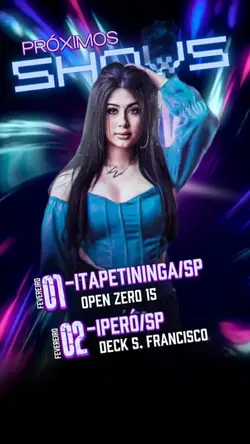 Agenda p/ Shows