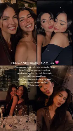 Parabéns, amiga 💗✨