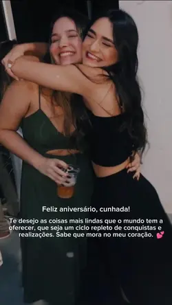 parabéns cunhada 