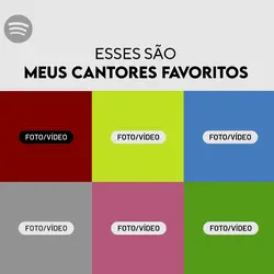 Meus cantores fav