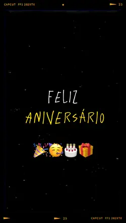 FELIZ ANIVERSÁRIO 🎈🎂