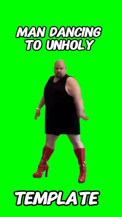 Man dancing unholy 