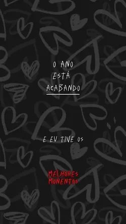 o ano está acabando