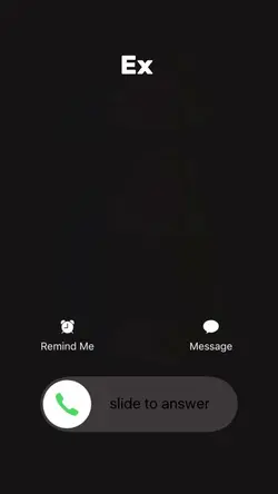 Ex phone call 💔