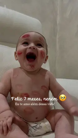 Feliz 6 meses, nenê 