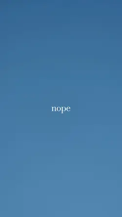 nopeeee