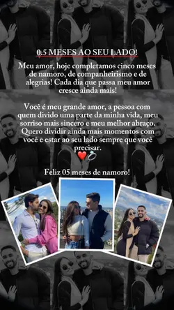 5 meses ao seu lado