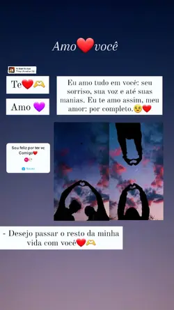 Sou feliz por te vc