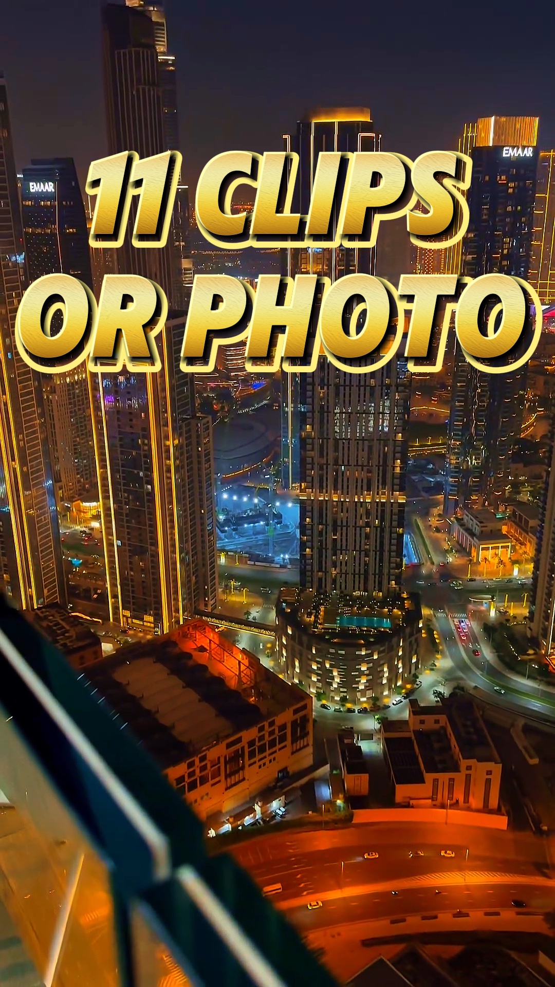 11 clips or photo