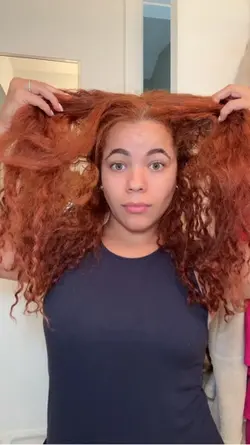 Curly hair templete