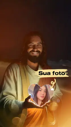Sua foto com Jesus