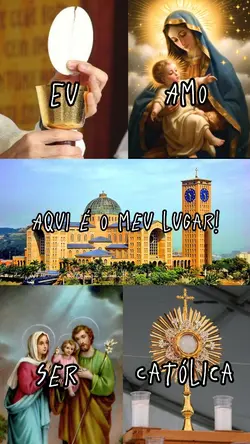 Eu amo ser católica 