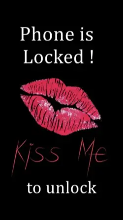 In his Kiss 💋 