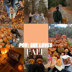 Pic she loves fall