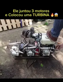 Motor 4 tempos turbo