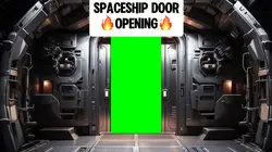 SPACESHIP DOOR OPENS