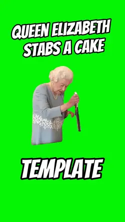 Queen Stabs a Cake