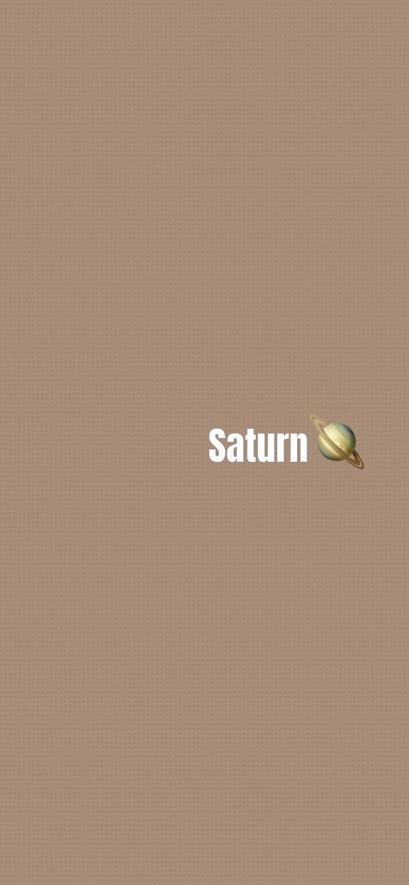 Saturn trend 🪐 