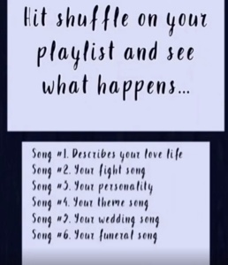 Shuffle my playlist