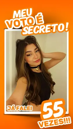 Meu voto 🧡