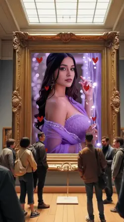 Sua foto no quadro