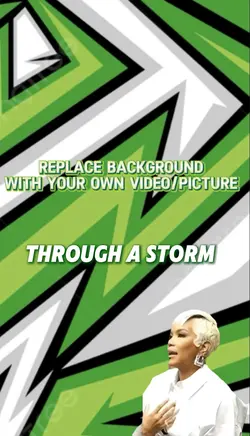 Though a storm