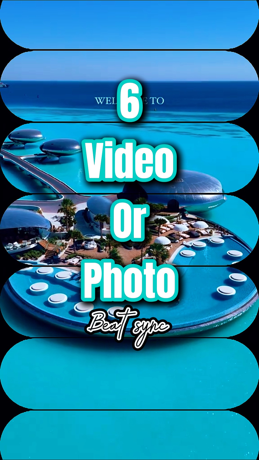 6 clips beat sync 