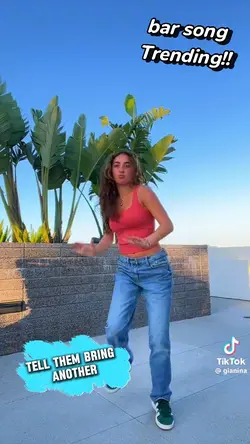 A bar song trending🔥