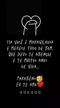 parabéns tia