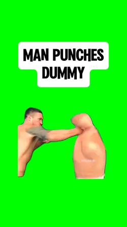 MAN PUNCHES 