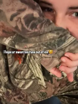 Sweet tea runs outa🧊