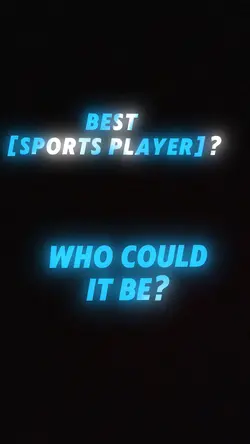 Best sports player