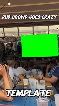 Pub crowd goes craz