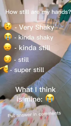 How still are they?🧐