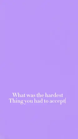 Hard to accept 