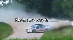 On my way meme