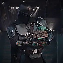 Mando and Grogu