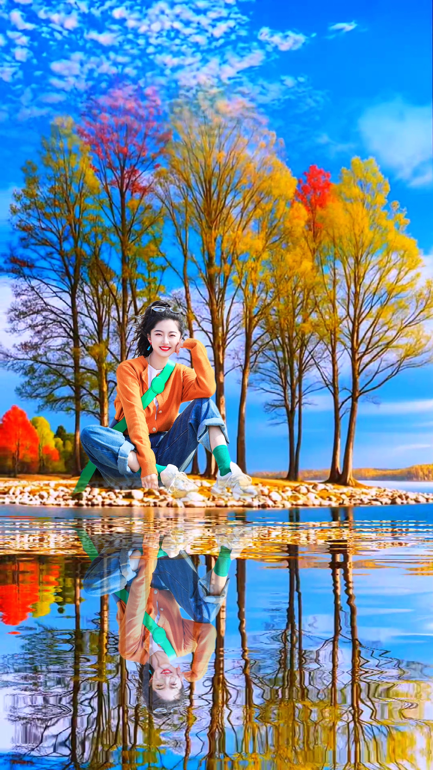 Reflet dans l'eau