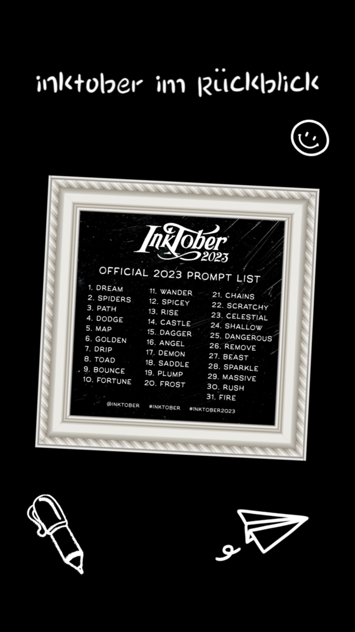 inktober im Rückblic