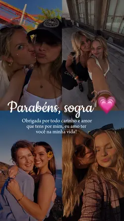 Parabéns sogra 🥰💗