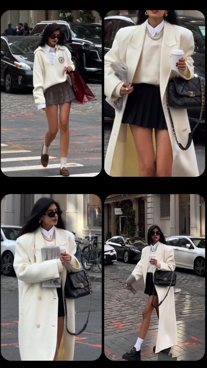 November outfit girl