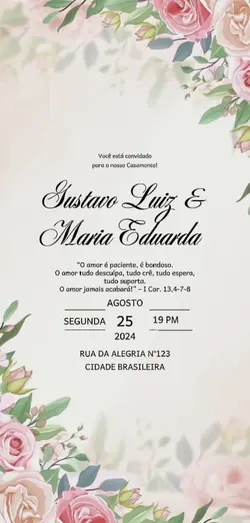 CONVITE CASAMENTO