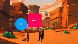 é um cavalo amigo